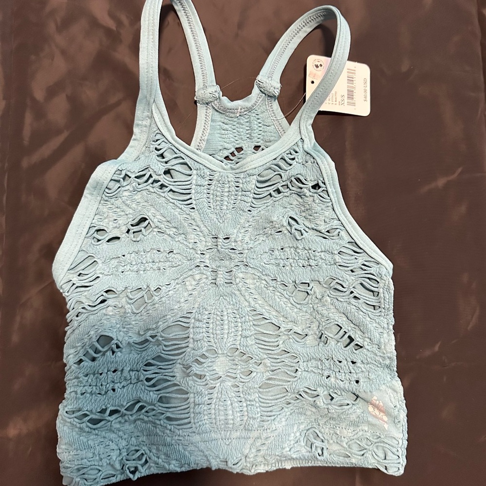 NWT free people fp movement cutout seamless crop tank
